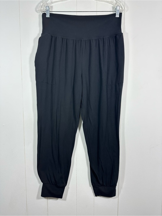 Athleta Pants - Athleta Sz Large Cruise Jogger in Powervita Black High Waist Pockets Womens